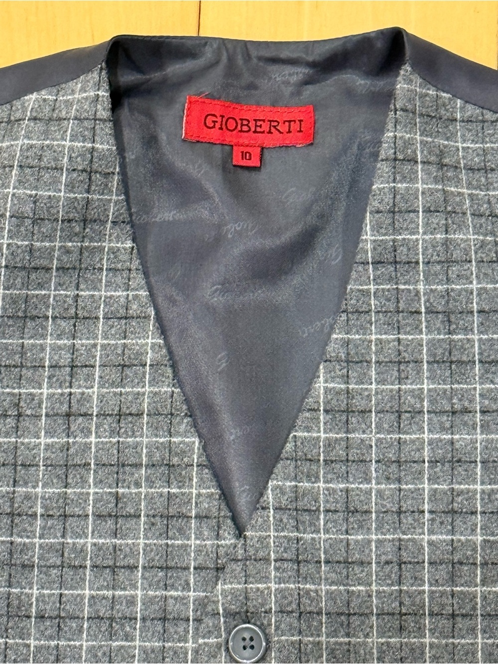 Boys Two-Piece Gray Vest & Trouser Set - Picture 4 of 6